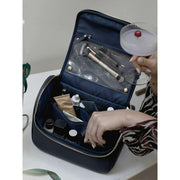 Stackers Large Cosmetic Case - Navy Blue