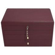Stackers Large Luxury Jewellery Box - Burgundy