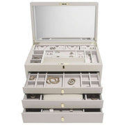 Stackers Large Luxury Jewellery Box - Oatmeal Cream