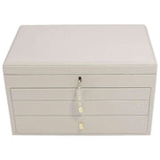 Stackers Large Luxury Jewellery Box - Oatmeal Cream