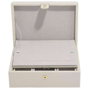 Stackers Luxury Photo Jewellery Box - Oatmeal Cream