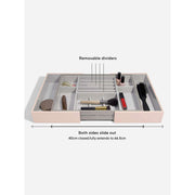 Stackers Makeup In-Drawer Organiser - Blush Pink