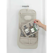 Stackers Medium Hanging Wash Bag - Oatmeal Cream