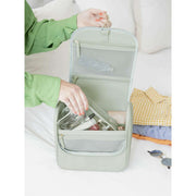 Stackers Medium Hanging Wash Bag - Sage Green