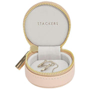 Stackers Oyster Travel Jewellery Box - Blush/Gold