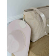 Stackers Shell Hat Holder Key Ring - Oatmeal Cream
