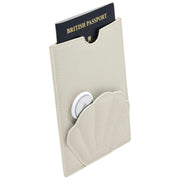 Stackers Shell Passport Sleeve - Oatmeal Cream