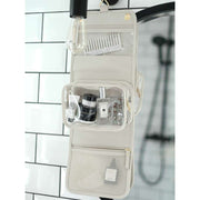 Stackers Small Hanging Wash Bag - Oatmeal Cream