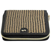 Stackers Square Jewellery Roll - Black Raffia