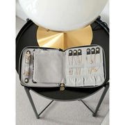 Stackers Square Jewellery Roll - Black Raffia