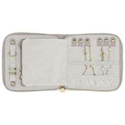 Stackers Square Jewellery Roll - Taupe Raffia