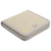Stackers Square Jewellery Roll - Taupe Raffia