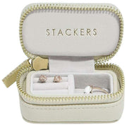 Stackers Zipped Large Travel Jewellery Box - Oatmeal