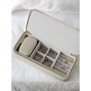 Stackers Zipped Large Travel Jewellery Box - Oatmeal