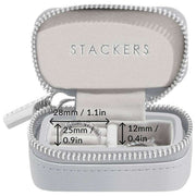 Stackers Zipped Large Travel Jewellery Box - Pebble Grey