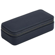 Stackers Zipped Medium Travel Jewellery Box - Navy Blue