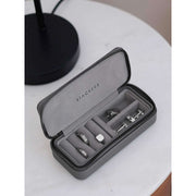Stackers Zipped Medium Travel Jewellery Box - Slate Grey