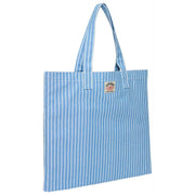 Superdry & Co Oxford Stripe Tote Bag - Broker Blue Stripe