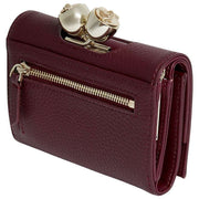 Ted Baker Roosa Small Leather Bobble Purse - Dark Red