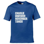 Teemarkable! Charlie Uniform November Tango T-Shirt Royal Blue / Small - 86-92cm | 34-36"(Chest)