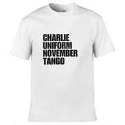 Teemarkable! Charlie Uniform November Tango T-Shirt White / Small - 86-92cm | 34-36"(Chest)