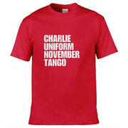 Teemarkable! Charlie Uniform November Tango T-Shirt Red / Small - 86-92cm | 34-36"(Chest)