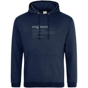 Teemarkable! Definition Of An Engineer Hoodie Navy Blue / Small - 96-101cm | 38-40"(Chest)