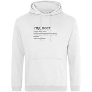 Teemarkable! Definition Of An Engineer Hoodie White / Small - 96-101cm | 38-40"(Chest)