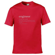 Teemarkable! Definition Of An Engineer T-Shirt Red / Small - 86-92cm | 34-36"(Chest)
