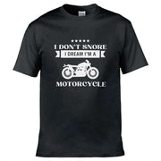 Teemarkable! I Don’t Snore I Dream I'm A Motorcycle T-Shirt Black / Small - 86-92cm | 34-36"(Chest)