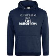 Teemarkable! I have Two Daughters Hoodie Navy Blue / Small - 96-101cm | 38-40"(Chest)