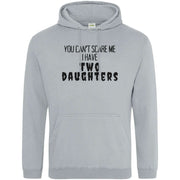 Teemarkable! I have Two Daughters Hoodie Light Grey / Small - 96-101cm | 38-40"(Chest)