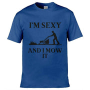 Teemarkable! I'm Sexy and I Mow It T-Shirt Royal Blue / Small - 86-92cm | 34-36"(Chest)