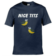 Teemarkable! Nice Tits T-Shirt Navy Blue / Small - 86-92cm | 34-36"(Chest)
