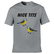 Teemarkable! Nice Tits T-Shirt Light Grey / Small - 86-92cm | 34-36"(Chest)