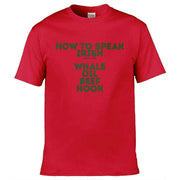 Teemarkable! St. Patricks How To Speak Irish T-Shirt Red / Small - 86-92cm | 34-36"(Chest)