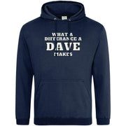 Teemarkable! What A Difference a Dave Makes Hoodie Navy Blue / Small - 96-101cm | 38-40"(Chest)