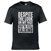 Teemarkable! You're Still Talking T-Shirt Black / Small - 86-92cm | 34-36"(Chest)