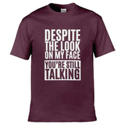 Teemarkable! You're Still Talking T-Shirt Maroon / Small - 86-92cm | 34-36"(Chest)