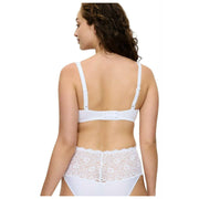 Triumph Amourette Wired Padded Lace Bra - White