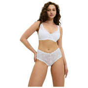 Triumph Amourette Wired Padded Lace Bra - White