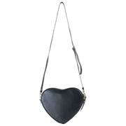 Vivienne Westwood Alexa Smooth Heart Crossbody Bag - Black