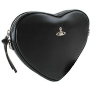 Vivienne Westwood Alexa Smooth Heart Crossbody Bag - Black