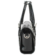Vivienne Westwood Bettina Emboss Croc Mini Crossbody - Black
