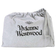 Vivienne Westwood Embossed Croc Envelope Clutch Bag - Black