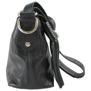 Vivienne Westwood Emma Supple Leather Shoulder Bag - Black