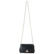 Vivienne Westwood Hazel Grain Small Handbag - Black