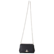 Vivienne Westwood Hazel Saffiano Small Handbag - Black