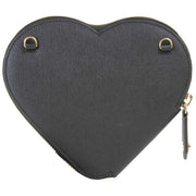 Vivienne Westwood Saffiano Heart Crossbody Bag - Black