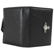 Vivienne Westwood Slim Flap Supple Leather Card Holder - Black